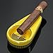 NEW COHIBA Yellow Small Mini Size Ceramic Cigar Travel Ashtray