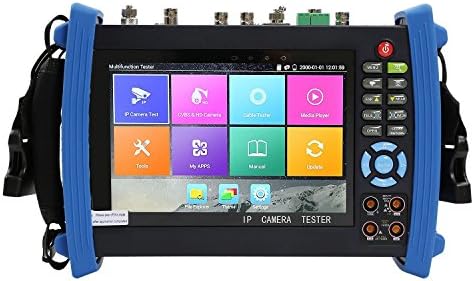 7 Inch 6 in 1 H.265 IP CCTV Tester Monitor HD AHD CVI TVI SDI CVBS Camera Tester 8MP 5MP ONVIF WiFi Optical Fiber Multimeter TDR VFL POE 12V Output