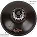 Shower Head Water Saver Black - The 4 Inch High Flow Wall Mount Bathroom Showerhead Nozzle For Low Water Pressure Showers, 2.5 GPM - Oil-Rubbed Bronze