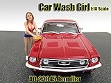 CAR WASH GIRL JENNIFER FIGURE 1:18 SCALE DIECAST MODELS AMERICAN DIORAMA 23845