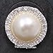 Single Pearl Brooches. 6'' H X 1'' D. Pack of 6