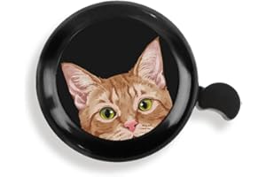 WIRESTER Cute Aluminum Round Bike Bell, Classic Ring Bicycle Bell, Bike Accessories Bell Ring for Adults Kids Girls Boys (Black, Red, Blue, Purple)