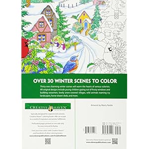 Creative Haven Winter Scenes Coloring Book (Adult Coloring)