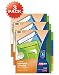Avery 5-Tab Plastic Binder Dividers with Pockets, Insertable Multicolor Big Tabs, 3 Sets (11906)