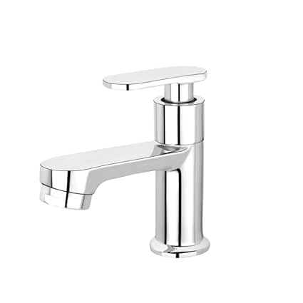 Pray Pillar Cock Chrome Plated Brass Tap for Bathroom/Kitchen (CR002)