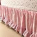 Brandream Butterfly Floral Crib Set Shabby Baby Bedding Pink Crib Bedding Set for Girls With Bumpers,Ideal Baby Shower Gift,7piece