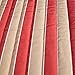 Prime Garden Quilted Fabric Double Hammock with Pillow, Heavy Duty Hardwood Spreader Bar, Hammocks for Outside, 450-pound Capacity, Hamacas Para Adultos for Patio/Garden/Yard/Pool/Beach, Cherry Stripe