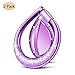 Maxdara Phone Finger Ring Holder Grip, 360° Rotation Diamond Rhinestone Universal Bling Ring Kickstand for iPhone Xs Max/XS/X, iPhone 6/7/8, iPhone 7Plus/8Plus, Galaxy S9/S9 Plus etc-2 Pack (Purple)