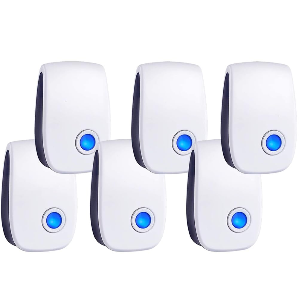 Photo 1 of 2026 Upgraded Ultrasonic Pest Control Repeller, Indoor Mouse Repellent for Rat, Mice, Rodent, Roach,Cockroach, Insect, Mosquito Electronic Plug in Pest Control 6 Packs