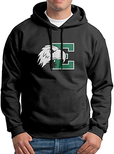 EVALY Men's Awesome Eastern Michigan University Outwear Jacket Black XX-Large