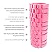 Zen Active High-Density Exercise Foam Roller - Ultimate Leg Massage Machines - 13 Inch Length, 5 Inch Diameter, Two Pattern Design with the Ideal Mix of Firmness and Pliability, Won’t Lose Shape Pink