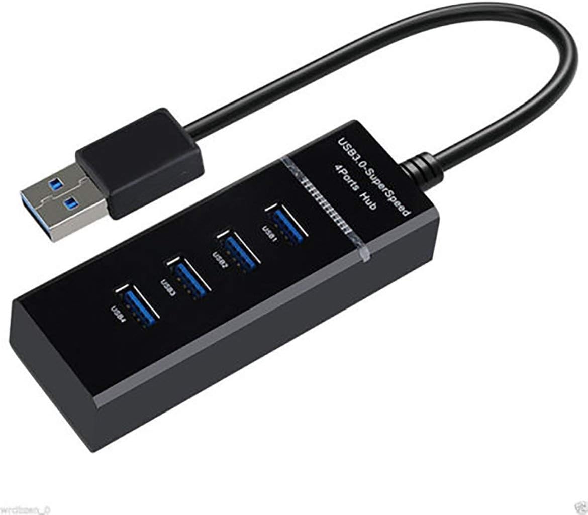 ngzhongtu Hub de Datos USB 3.0 de 4 Puertos para MacBook Mac Pro/Mini
