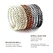 Spiral Hair Ties for Women by Rejawece, Elastic Coil Hair Ties for Girls, Elastic Hair band bands for women's hair,Phone Cord Hair Ties No Crease - 10pcs with 5 Colors set