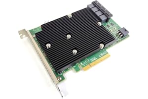 LSI 9300-16i 12GB/S SATA+SAS HBA Host Bus Adapter Card 03-25600-01B LSI00447: PCIe x8 3.0, 16 SATA/SAS Ports, 4k Native, Wind