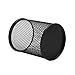 Zmaomaoy ARDOUR VAN Sudopo AIMI 2pcs Black Round Steel Mesh Pen Container Pencil Cups Desk Organizers Holders 3.5 inch for Home Office