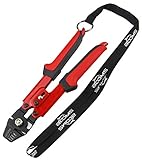 Booms Fishing Heavy-Duty Hand Crimper has Hardened Steel Jaws with 4 Crimping Positions and 2 Hardended Steel Side Cutter