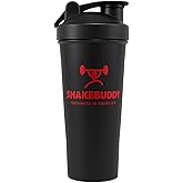 SHAKEBUDDY Premium Shaker Bottle, 700 ml, BPA-free, Workout, Dishwasher safe, Whisk ball, Shaker cup, Leak-proof