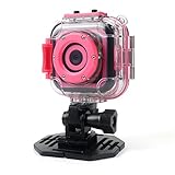 Best Digital Kids Camera For Girls Boys,HD Video Action Camera Toy For Children Holiday Birthday camcorder,with Games Bag Hand Leash Head Strap Funny Sticker,30m Waterproof Prismtec.