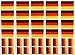 40 Germany Flag Tattoos, German Olympic Party Favors