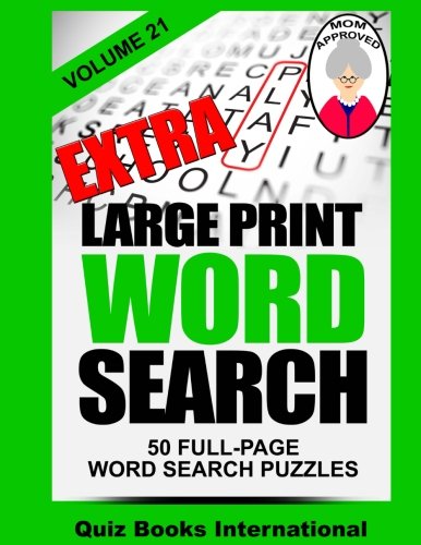 Extra Large Print Word Search Volume 21