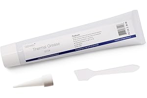 GENNEL 100Gram Tube White Thermal Grease Paste Silicone Compound for PC CPU GPU LED Cooling