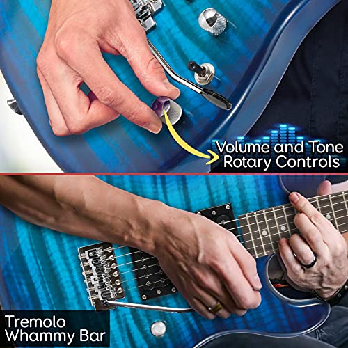 Pyle Electric Guitar and Amp Kit Full Size Instrument w/Humbucker