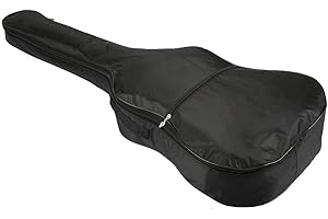 Practical and ProfessionalWaterproof 420D Nylon Acoustic Guitar Gig Bag Soft Cover with Adjustable Strap Comfortable and Envi