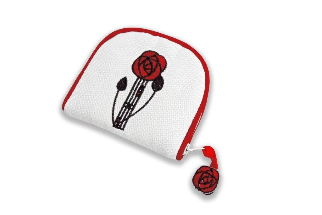 Jewellery Purse in a Mackintosh Design (red)