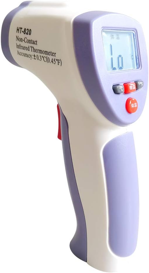 kangOnline Handheld Infrared Thermometer Non-contact Forehead Body Temperature Meter Measuring LCD Display