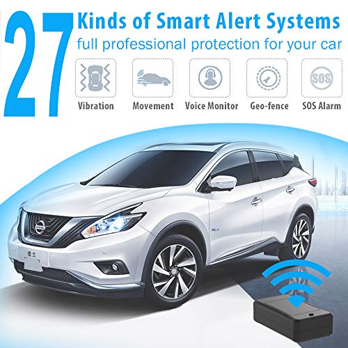 3G GPS Tracker, JIMI AT6 Mini Portable GPS Tracker with 10000mAh Battery&Powerful Magnet&Precise GPS Tracking&Multiple Alarms, GPS Tracking Device for Vehicles/Personal/Assets(1-Year Platform Service)