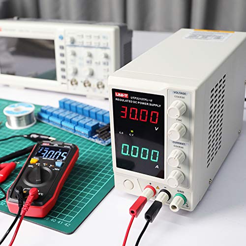 image for SainSmart UNI-T UTP3315TFL-II Linear DC Power Supply, Stabilized 0-30V