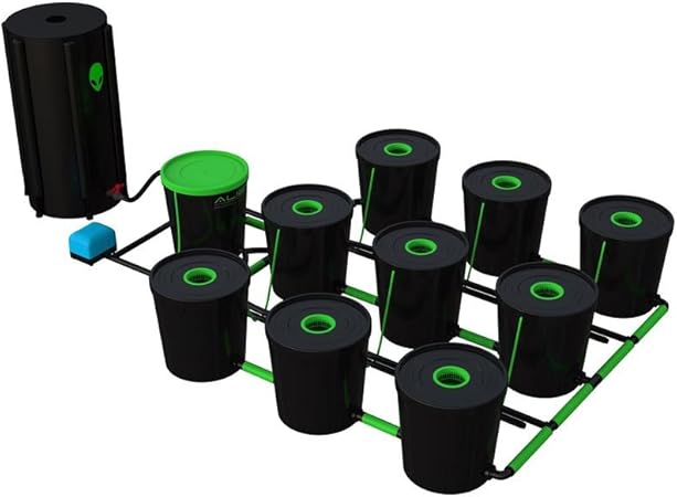 Amazon Com Alien Hydroponics Rdwc 9 Pot Garden Outdoor