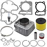 Amazon Com Top Notch Parts Replacement 500 Big Bore Cylinder Kit For 2007 2006 2008 2009 2010 2011 2012 2013 2014 2015 2016 2017 2018 Honda Trx 420 Top End Kit Gasket Air Oil Filter Turns Your 420 To A 500 Automotive