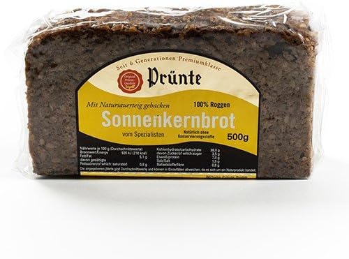 German Sunflower Seed Rye Bread by Prunte (1.1 pound)