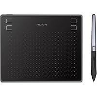 HUION HS64 Graphics Drawing Tablet with Battery-Free Stylus PW100 for Android Windows Mac Linux