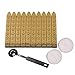 Aokbean 10pcs Colors Flower Antique Carved Wax Sealing Sticks for Retro Vintage Wax Seal Stamp Without Wick (Bronze)