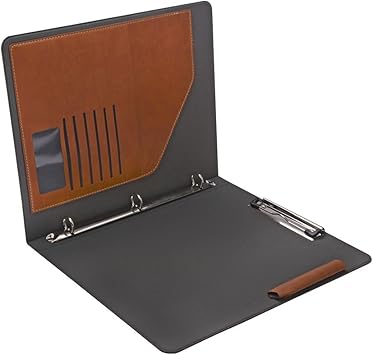 Business And Interview Padfolio With 3 Ring Binder Clipboard Binder Portfolio Organizer With Color File Folders Padfolio Ring Binders