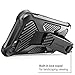 i-Blason Case for iPhone SE 2020 / iPhone 7/8, Transformer Kickstand iPhone 8 2017 Release Heavy Duty Dual Layer Combo Holster Cover Case with Locking Belt Swivel Clip (Black)