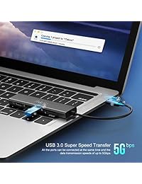 USB C Hub, iTeknic 6-in-1 Type C Hub for MacBook Pro Air, Chromebook and More Type C Laptops, USB C Hub to HDMI 4K, USB-C Power Delivery, 2 USB 3.0 Ports, SD TF Card Reader(Space Grey)