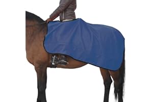 Dura-Tech Waterproof Quarter Horse Sheet | Waterproof & Breathable | 600D Polyester Outer Shell | Polar Fleece Lining | Hook & Loop Waist Closure | Tail Cord