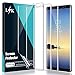 [3 Pack] L K Screen Protector for Samsung Galaxy Note 8, [Self Healing] [Full Coverage] [Case Friendly] HD Effect Flexible Film