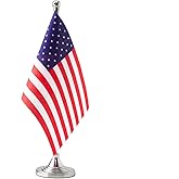 USA Flag American Flags, Small Mini American Desk Flag, Used for Table Office Classroom Home Patriotic Events Decorations