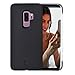 AUYOUWEI Galaxy S9 Plus Case, LED Illuminated Selfie Light Case Cover [Rechargeable] Light Up Luminous Selfie Flashlight Cell Phone Case for Samsung S9+/Plus (Black)