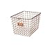 Spectrum Diversified 47879 Wire Storage Basket, Small, Copper