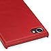 TETDED Premium Leather Case for BlackBerry Motion, Snap Cover, Caen (Nappa Red)