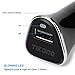 Tikono Quick Charge 3.0 24W USB Car Charger, PowerDrive+ 1 for Galaxy S7 / S6 / Edge / Plus, Note 5 / 4 and PowerIQ for iPhone 7 / 6s / Plus, iPad Pro / Air 2 / mini, LG, Nexus, HTC and More (Black)