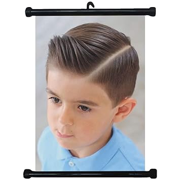 Amazon Com Sp217152 Boy Hairstyles Wall Scroll Poster For Barber
