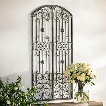 Amazon Com Home Collection Parisian Farmhouse 48 Metal Garden