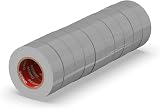 ERKO Gray Electrical Insulation Tape 10 Pack 0.6in x 33ft PVC 15mm x 10m