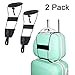 2 Pack Luggage Bungee Luggage Strap Add a Bag - Adjustable Travel Suitcase Belt Attachment Accessories